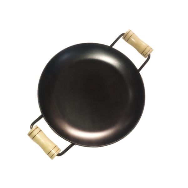 Chapa Disco Arado Chapa de Aço Alça Madeira 27cm