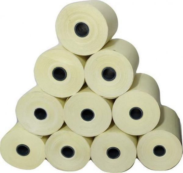 Kit 30 Bobinas Térmicas Pdv 80X30 Amarelas Impressora