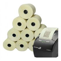Kit 30 Bobinas Térmicas Pdv 80X30 Amarelas Impressora