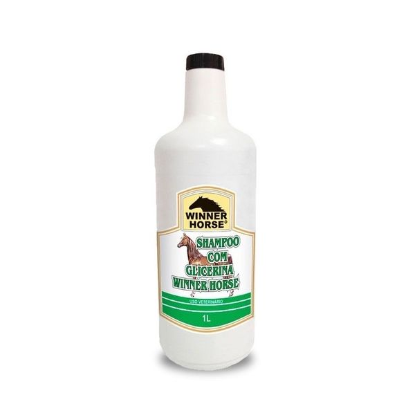 Shampoo com Glicerina Winner Horse - 1 litro Shampoo com Glicerina Winner Horse - 1 litro