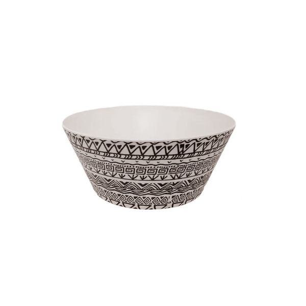 Tigela Bowl Saladeira Redonda Fibra de Bambu Etnica 1un