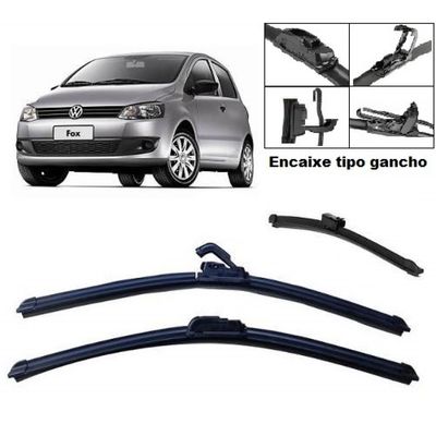 Kit Palheta Limpador Parabrisa Para-brisa Volkswagen Fox Crossfox 2003 à 2010