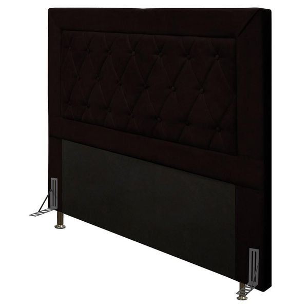 Cabeceira Cama Box Casal 140cm D10 Turmalina Corano Marrom - Mpozenato