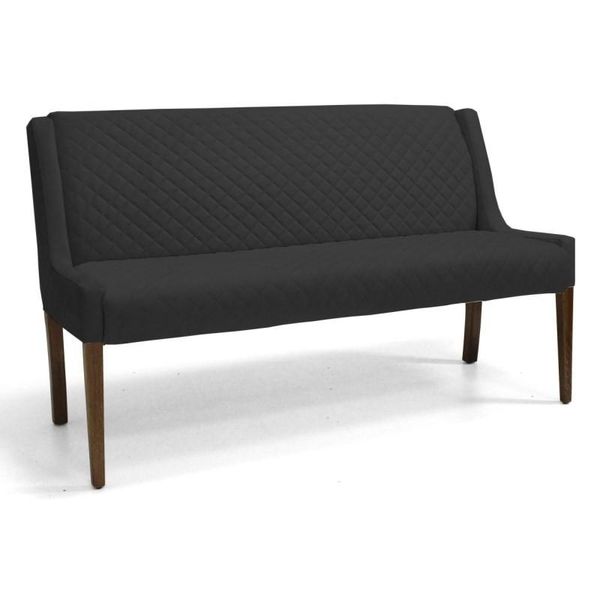 Poltrona Decorativa Lolla Tressê 2 Lugares C05 Corano Preto - Domi
