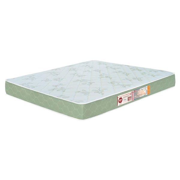 Colchão Casal Sleep Max Espuma D33 138x188x15cm Branco/Verde - Castor