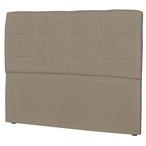 Cabeceira Casal Cama Box 160cm London Corino Areia