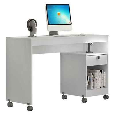 Mesa Para Computador Ambiente Giga Branco - Valdemóveis