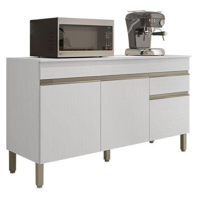 Balcão De Pia Ambiente Line 150 Cm Com Tampo Supremo - Kits Paraná