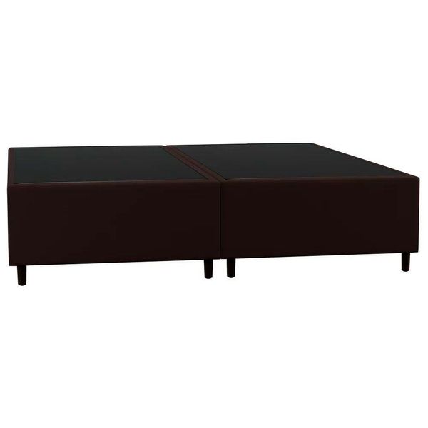 Base Cama Box Casal Queen 158cm Hit I02 Corano Marrom