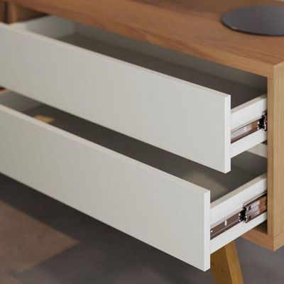 Rack Bancada Veneza Freijó Off White Matte - Colibri