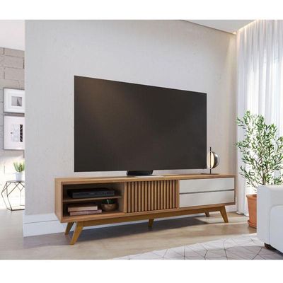 Rack Bancada Veneza Freijó Off White Matte - Colibri