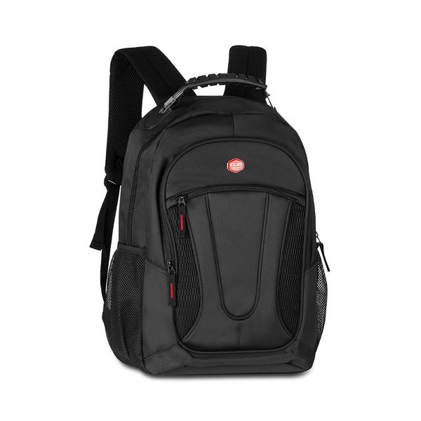 Mochila Laptop Clio Style Executiva Cabo de Aço Preta 18" com 2 Divisórias