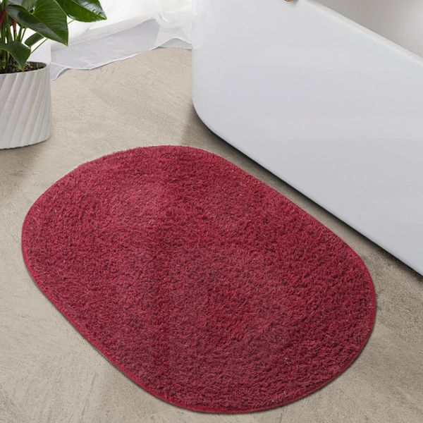 1 Tapete Banheiro Lavabo Algodão Absorvente Macio Mtvm 40x60