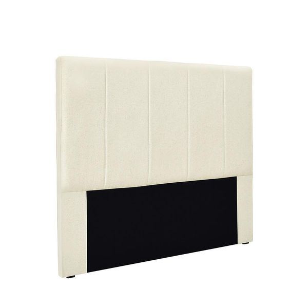 Cabeceira Cama Box Queen 160 cm Arizona Linho S04 - D'Rossi Natural