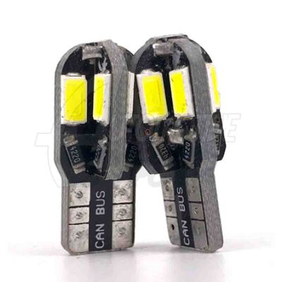 Lampada Pingo T10 5W 8 Leds SMD TORRE Super Bco CAMBUS Un