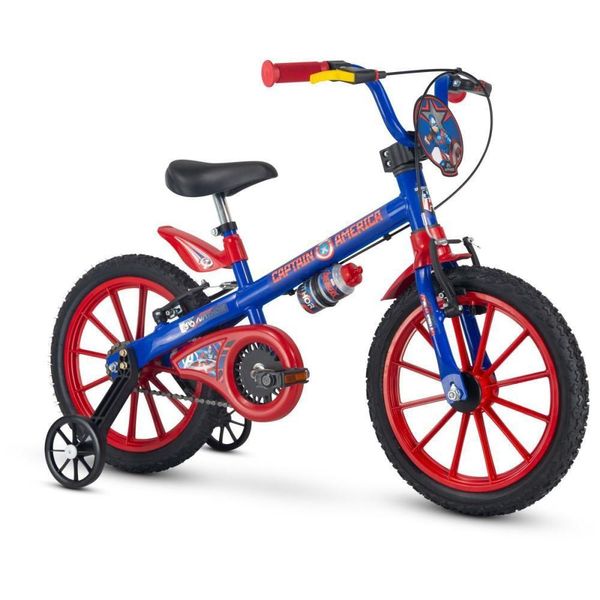 Bicicleta Aro 16 Capitão América - Nathor