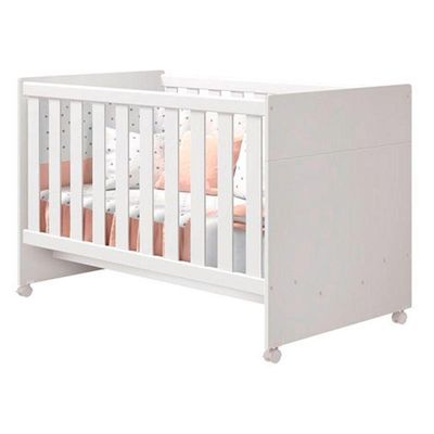 Berço Americano Katatau Flex Branco Brilho Com Colchão Ortobom - Reller