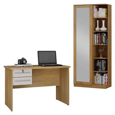 Mesa Para Computador Byte E Multiuso João Pessoa Cinamomo Off White - Valdemóveis