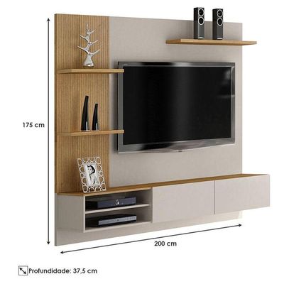 Home Suspenso Montana Off White Cinamomo - Valdemóveis