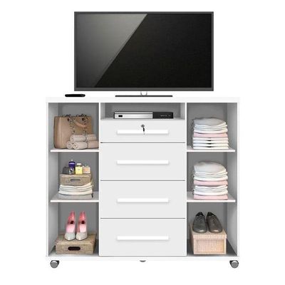 Cômoda Sapateira Versátil Branco - Zanzini