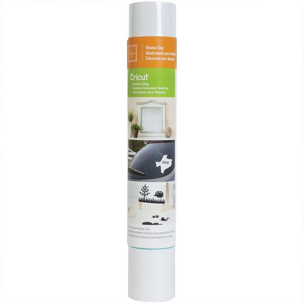 Vinil reposicionável para vidros Cricut - Branco - 30x122cm - 01 unidade