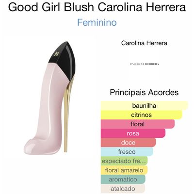 Good Girl Blush Carolina Herrera Perfume Feminino Eau de Parfum 80ml Importado Único / Incolor