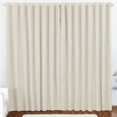 Cortina 3 Mts Sala Quarto Oxford Varão Baratissima Palha