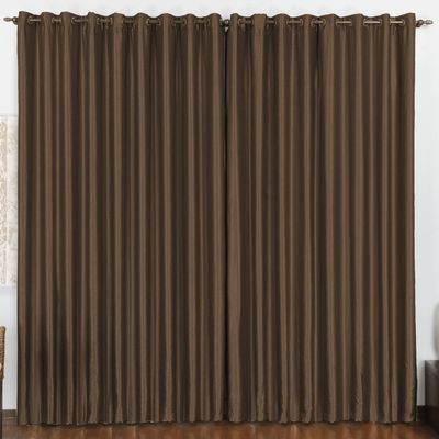 Cortina 4 Mts Sala Quarto Escritório Blackout para Trilho Comum Tabaco