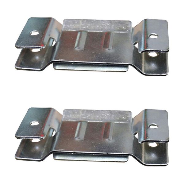 2 Pares de Conector de Encaixe para Móveis Sofá Cabeceira Painel Zincado G59