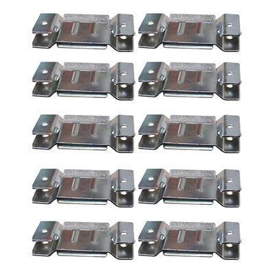 10 Pares de Conector de Encaixe para Móveis Sofá Cabeceira Painel Zincado G59