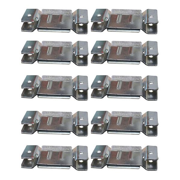 10 Pares de Conector de Encaixe para Móveis Sofá Cabeceira Painel Zincado G59