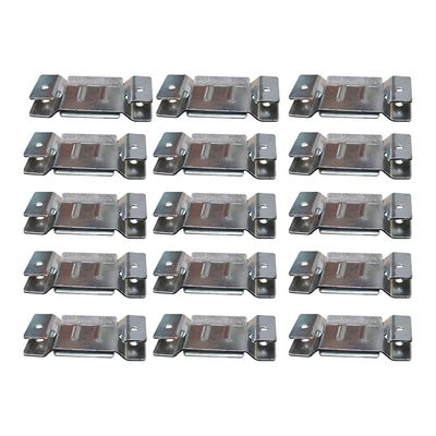 15 Pares de Conector de Encaixe para Móveis Sofá Cabeceira Painel Zincado G59