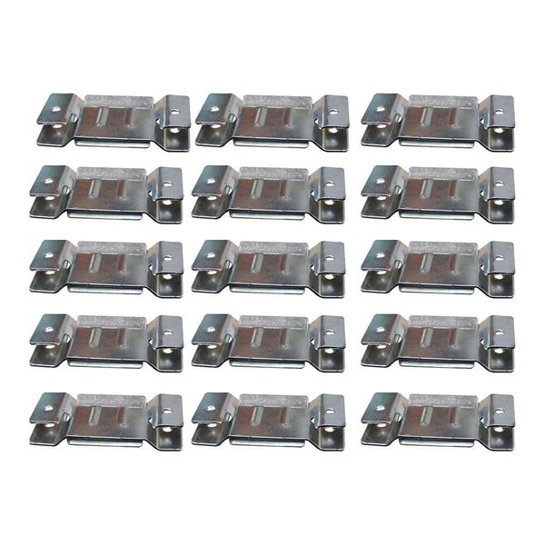 15 Pares de Conector de Encaixe para Móveis Sofá Cabeceira Painel Zincado G59