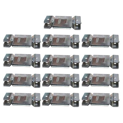 13 Pares de Conector de Encaixe para Móveis Sofá Cabeceira Painel Zincado G59