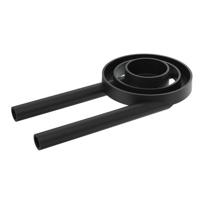 Queimador Duplo Longo Fogão Industrial Ferro Fundido 17,2cm
