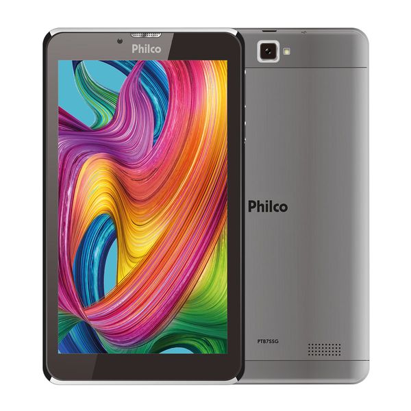 Tablet Philco PTB7SSG Android Pie 9 Go Quad Core 16Gb Bivolt