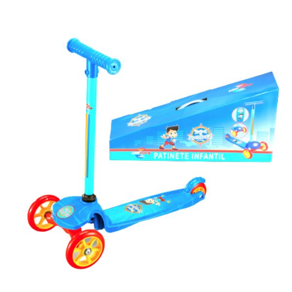 Patinete Infantil Azul Articulado 3 Rodas - Unitoys