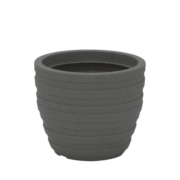 Vaso Inca Tramontina em Polietileno Cimento 32 cm