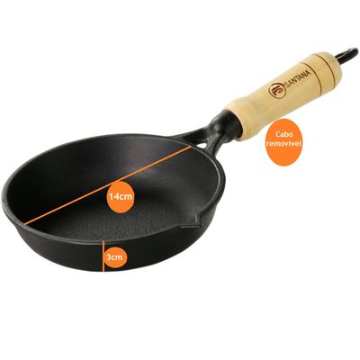 Mini Frigideira De Ovo Egg Pan Ferro Fundido