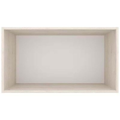 Armário de Geladeira Bartira Cristal MDP 15mm com 1 Porta - 80cm de largura Freixo/Azul Wood