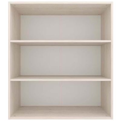 Armário Aéreo Bartira Cristal MDP 15mm com 2 Portas e 2 Prateleiras - 80cm de largura Freixo/Azul Wood