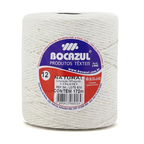 Barbante Bocazul 4/12 54 0172m Cru 03