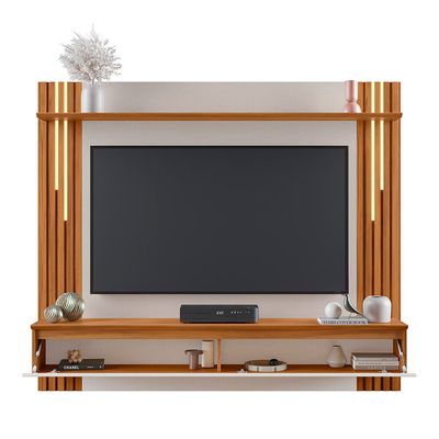 Painel para TV até 65 Notavel, NT1345 Offwhite/Freijo