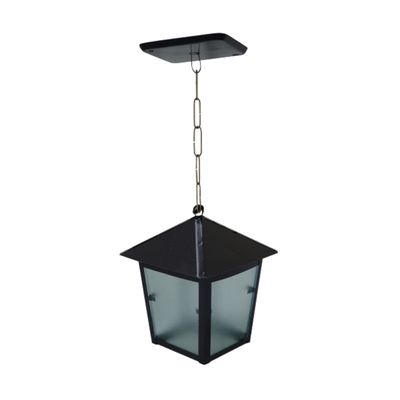 Luminária de Teto Verona em Alumínio Fundido Preta 20x11cm