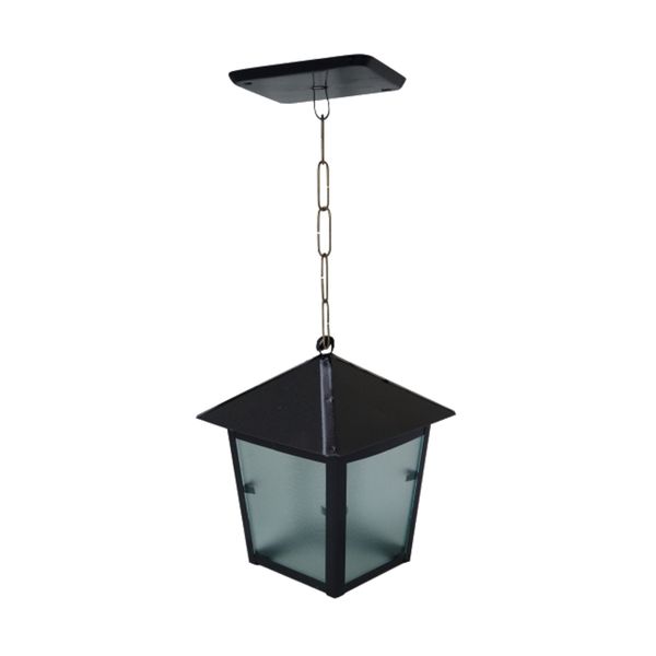 Luminária de Teto Verona em Alumínio Fundido Preta 20x11cm