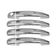 Aplique Cromado Maçaneta Citroen C3 2013/2020 Aircross 2012/2020 Peugeot 208 308 408 4 Portas