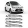 Aplique Cromado Maçaneta Citroen C3 2013/2020 Aircross 2012/2020 Peugeot 208 308 408 4 Portas