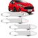 Aplique Cromado Maçaneta Ford Ecosport Nova 2013/2020 Fiesta 2011/2019 Ka 2015/2021 4 Portas