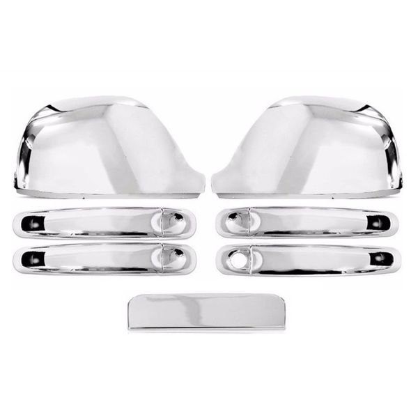 Aplique Capa Cromada Retrovisor Maçaneta + Tampa Amarok 2015