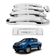 Kit Aplique Capa Cromada Maçaneta+tampa Traseira Hilux 2006